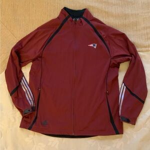 Adidas Vintage Burgundy Men’s Zip Up Jacket Size: L